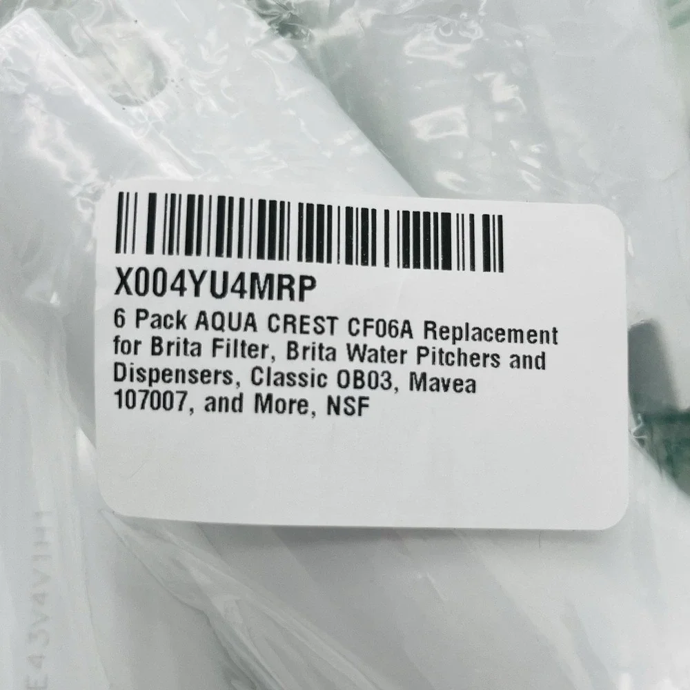 AQUA CREST Replacement for Brita® Filter Brita® Water Pitchers and Dispensers（6）